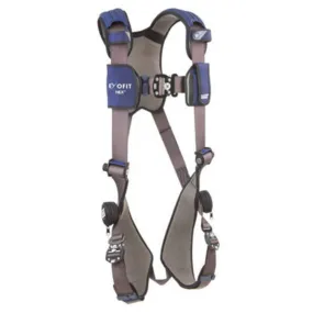 3M DBI-SALA 2X ExoFit NEX Full Body/Vest Style Harness With Tech-Lite Aluminum Back And Side D-Ring, Duo-Lok Quick Connect Leg And Chest Strap Buckle, Torso Adjuster, Back And Leg Comfort Padding And Loops For Body Belt