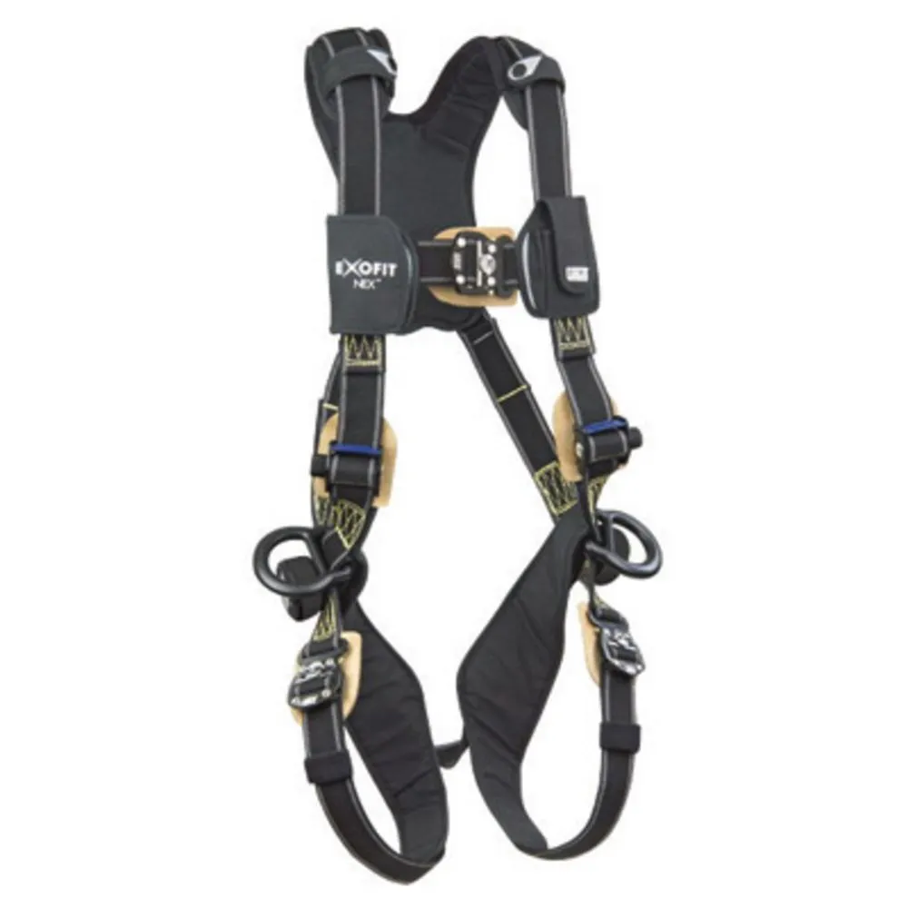 3M DBI-SALA Medium ExoFit NEX Arc Flash Positioning Harness With PVC Coated Aluminum Back And Side D-Rings, Comfort Padding And Locking Quick Connect Buckle Leg Strap