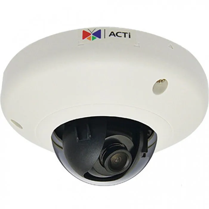 Acti E93 5Mp Full Hd Indoor Wdr Ip Mini Vandal Dome, 1.9Mm