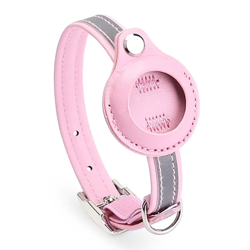 AirTag Cat Leather Collar