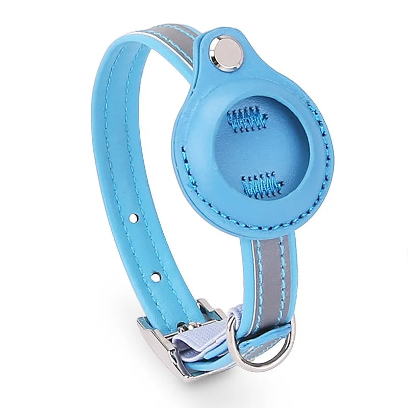 AirTag Cat Leather Collar