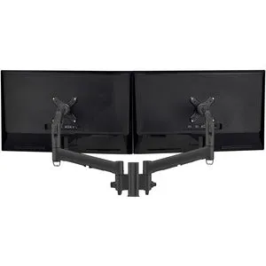 Atdec dual dynamic monitor arm desk mount - Flat and Curved up to 32in - VESA 75x75, 100x100