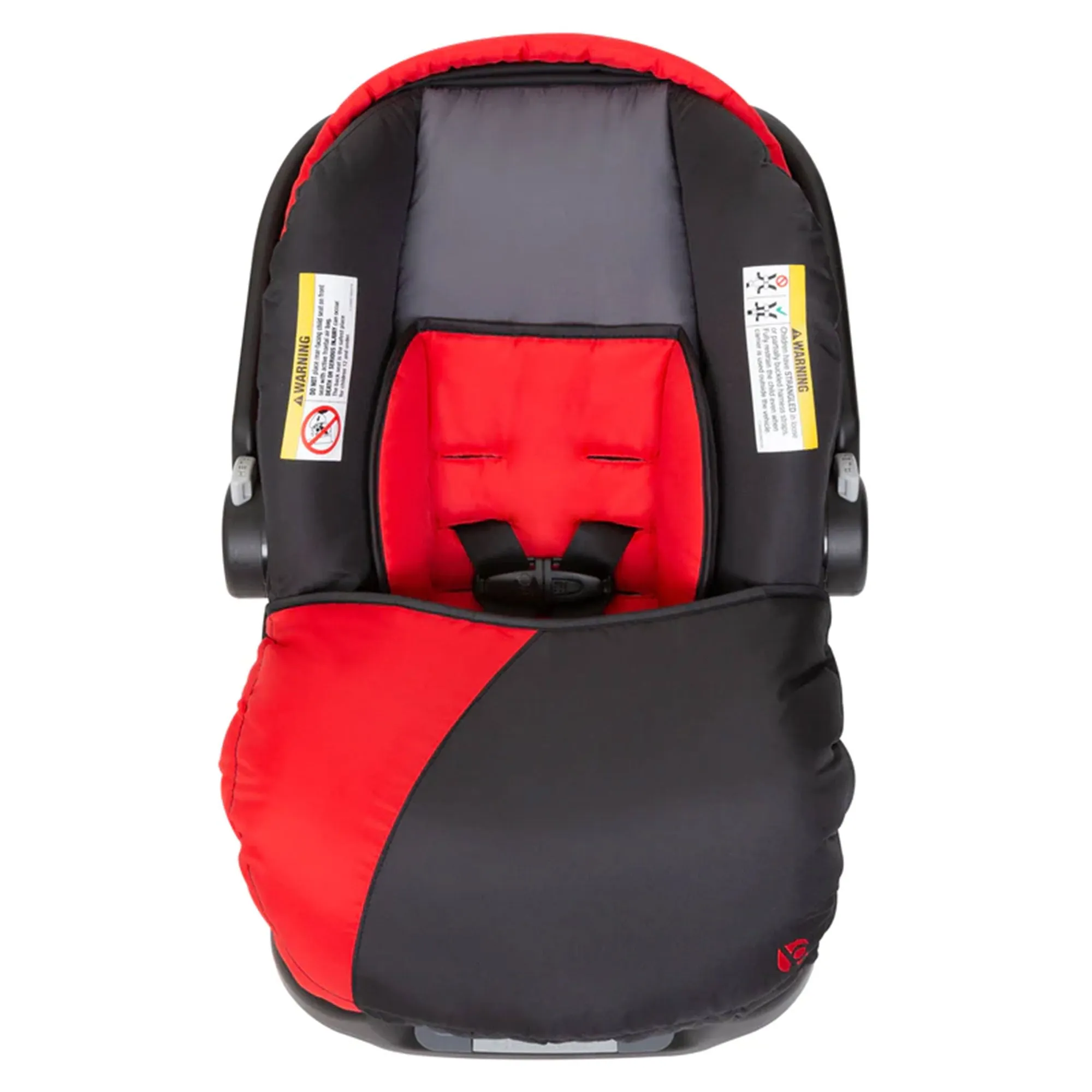 Baby Trend Ally Newborn Baby Infant Car Seat Travel System with Cover, Mars Red