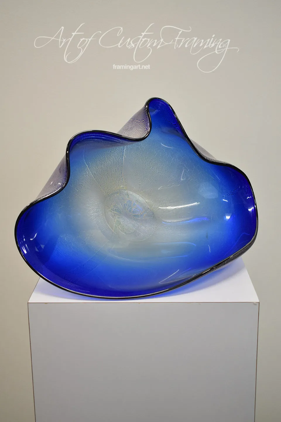 Blue Glass Bowl by David Thai