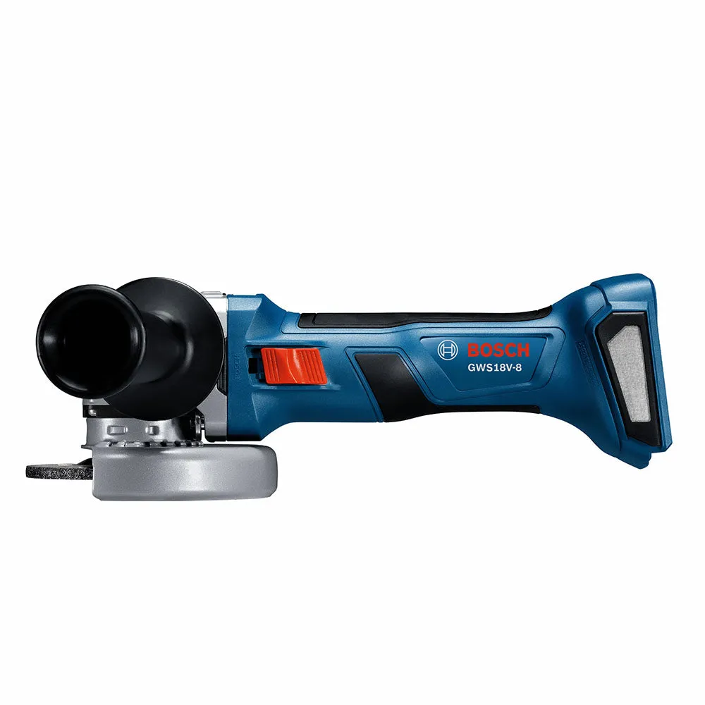 Bosch GWS18V-8N 18V 4-1/2" Brushless Angle Grinder w/ Slide Switch - Bare Tool