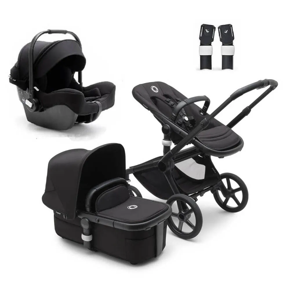 Bugaboo Fox 5 Complete Pram and Infant Car Seat Bundle - Stylish, Versatile, and Comfortable Travel System