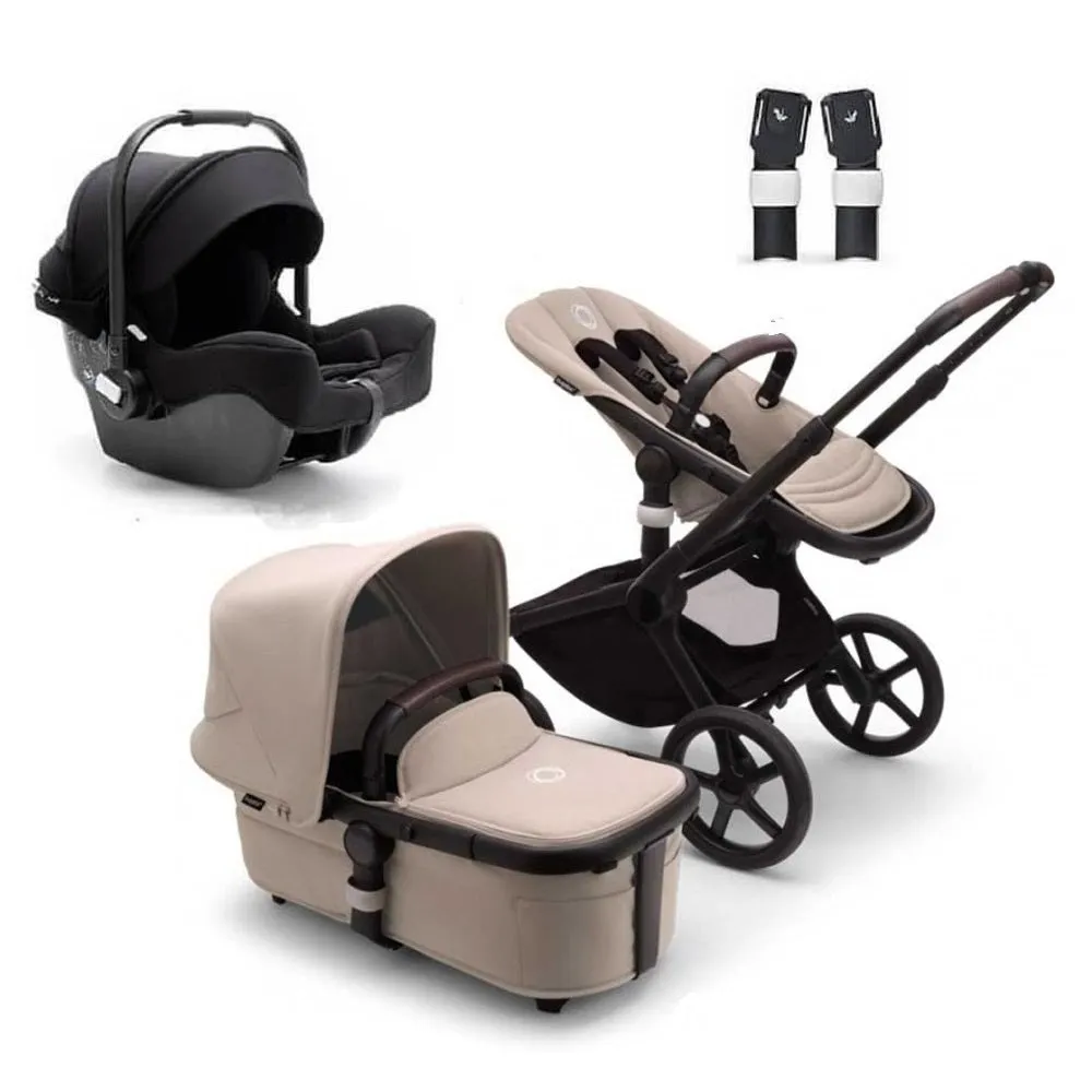 Bugaboo Fox 5 Complete Pram and Infant Car Seat Bundle - Stylish, Versatile, and Comfortable Travel System