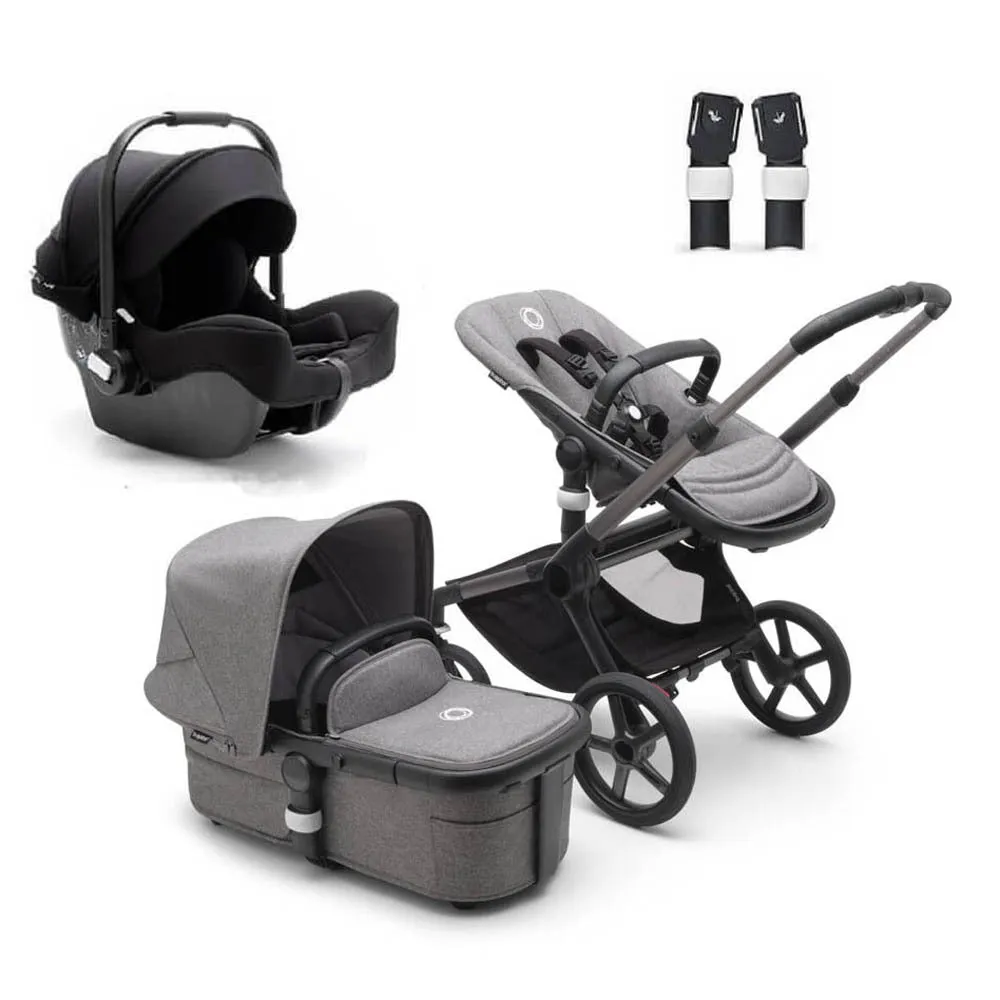 Bugaboo Fox 5 Complete Pram and Infant Car Seat Bundle - Stylish, Versatile, and Comfortable Travel System