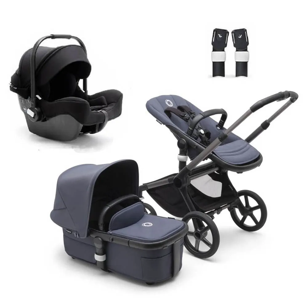 Bugaboo Fox 5 Complete Pram and Infant Car Seat Bundle - Stylish, Versatile, and Comfortable Travel System