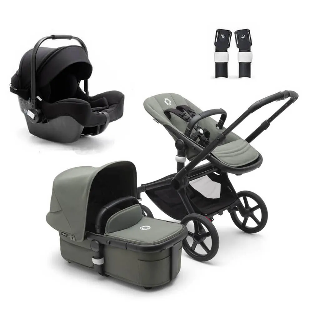 Bugaboo Fox 5 Complete Pram and Infant Car Seat Bundle - Stylish, Versatile, and Comfortable Travel System