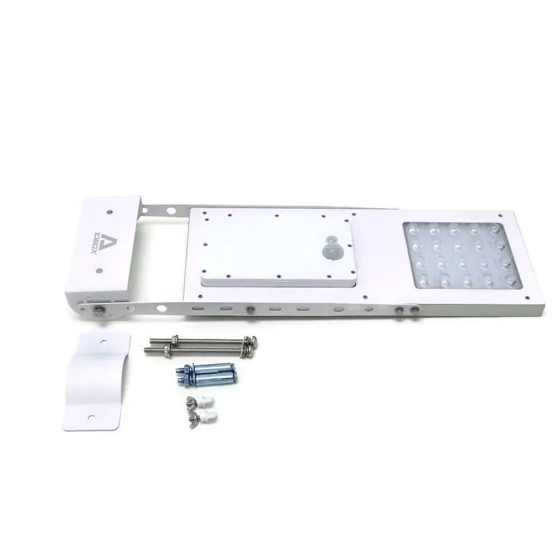 Commercial and Residential Solar LED Street Parking Lot Light, 1300 Lumen, 1 Year Warranty