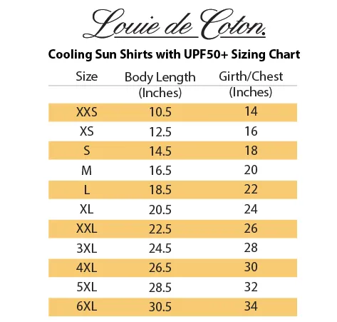 Cooling UPF 50  Sun Shirt - Banana