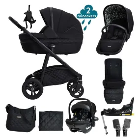 Cosatto Wow Continental Silhouette Everything Bundle with 360° Rotating Car Seat & ISOFIX Base