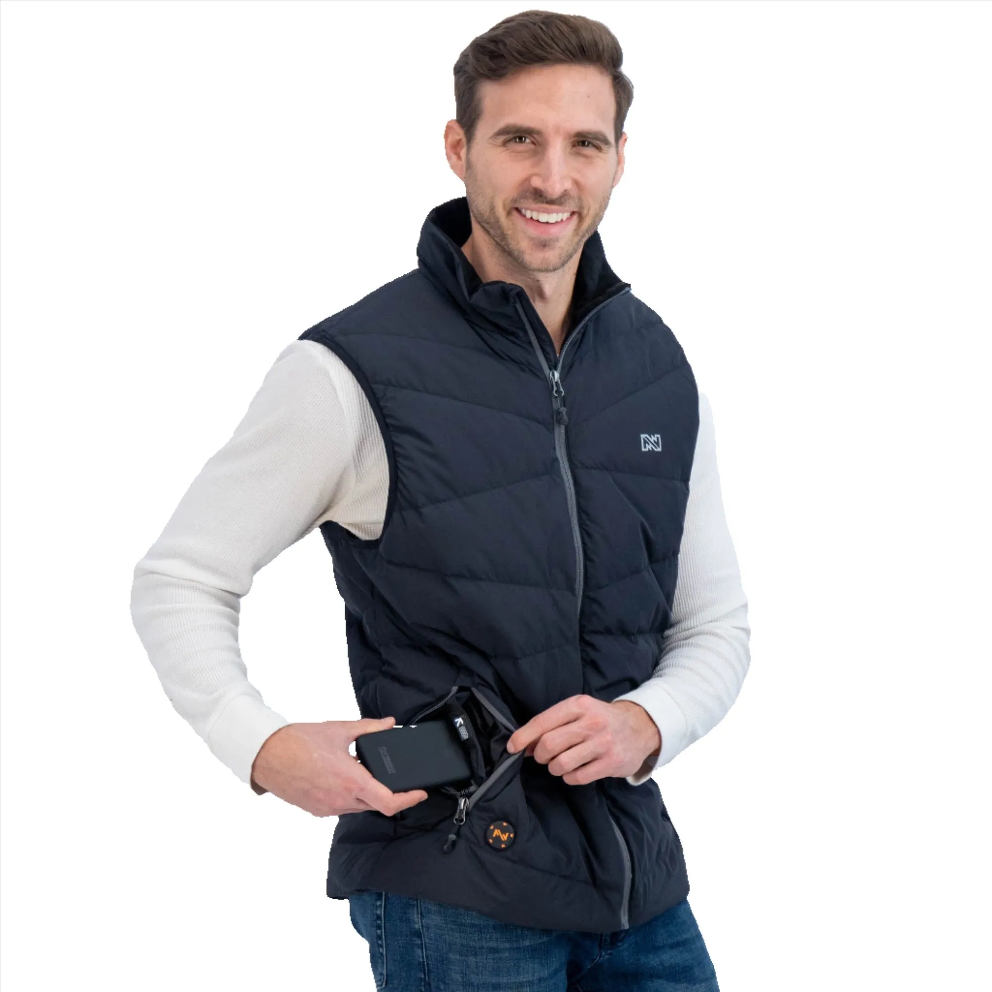 Crest Heated Down Vest Men's