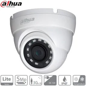 Dahua / HDCVI / 5MP / Eyeball Camera / Fixed / 2.8mm Lens / Outdoor / IP67 / 30m Smart IR / 5 Year Warranty / DH-A511K02