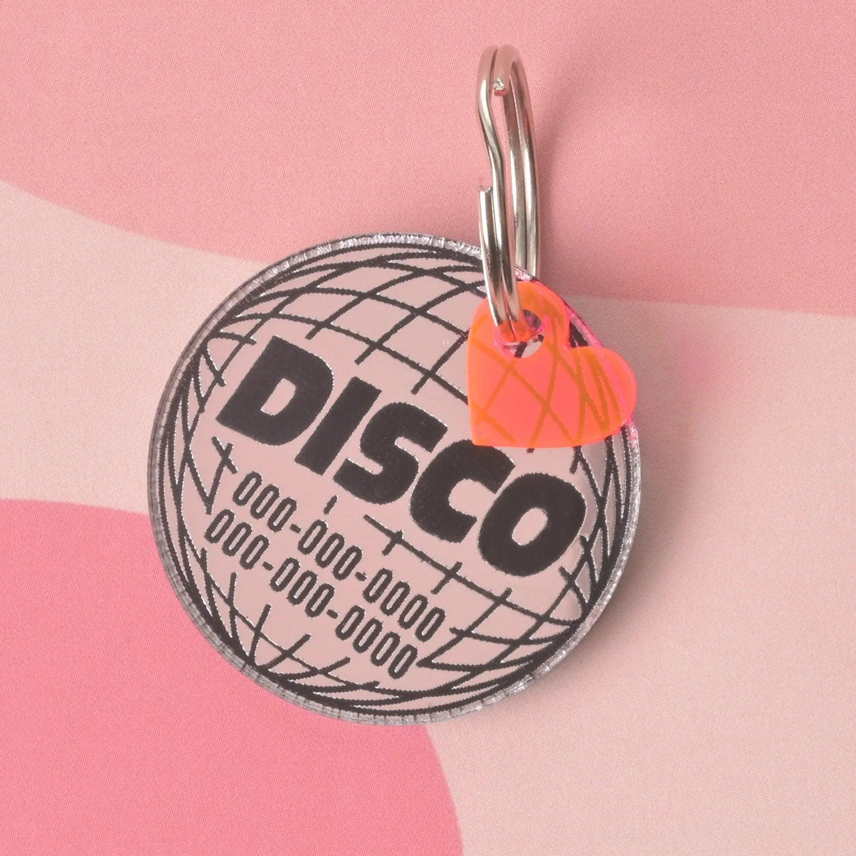 Disco Ball Personalized Pet Tag