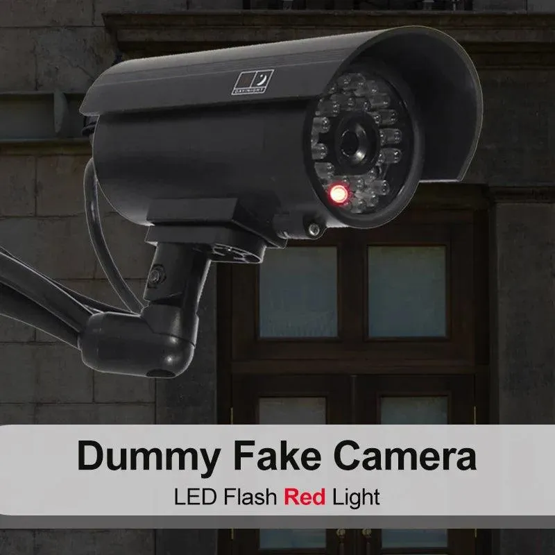 Dummy Security Camera: Theft Deterrent Indoor Outdoor Surveillance