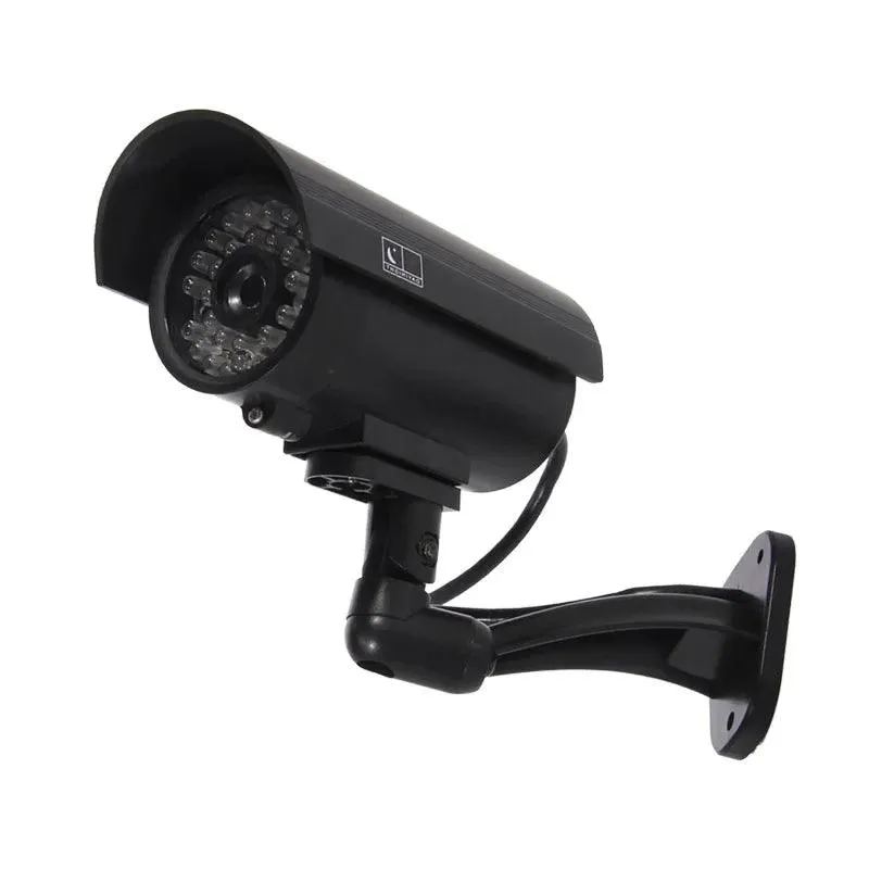 Dummy Security Camera: Theft Deterrent Indoor Outdoor Surveillance