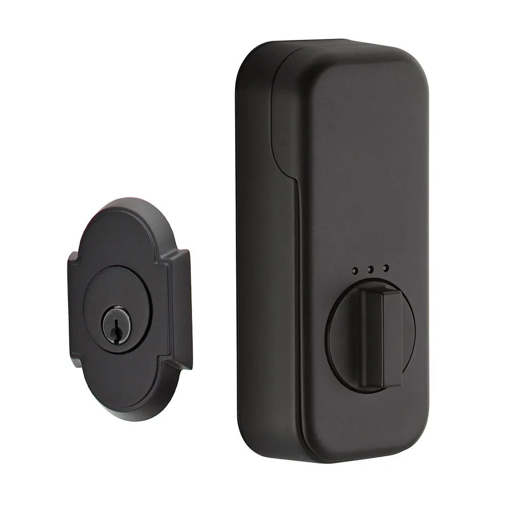 Emtek #8 Single Cylinder Deadbolt with EMPowered Motorized Smart Lock Upgrade