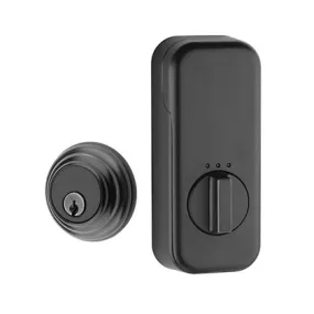 Emtek low profile Single Cylinder Deadbolt with EMPowered Motorized Smart Lock Upgrade