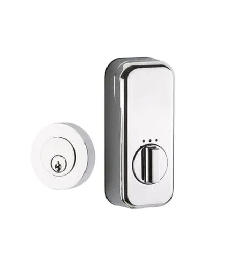 Emtek Modern disc Single Cylinder Deadbolt with EMPowered Motorized Smart Lock Upgrade