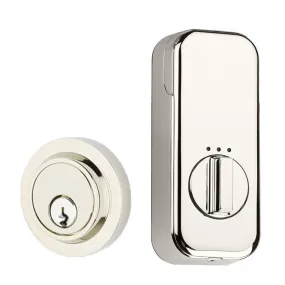 Emtek Modern Single Cylinder Deadbolt with EMPowered Motorized Smart Lock Upgrade