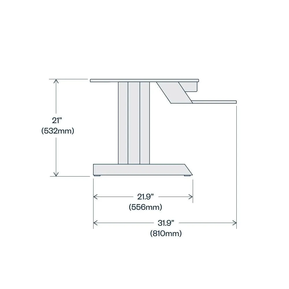 Ergotron WorkFit Corner Standing Desk Converter