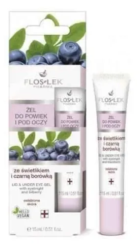 Eye and eyelid gel skylight and blueberry FLOSLEK PHARMA 15ml