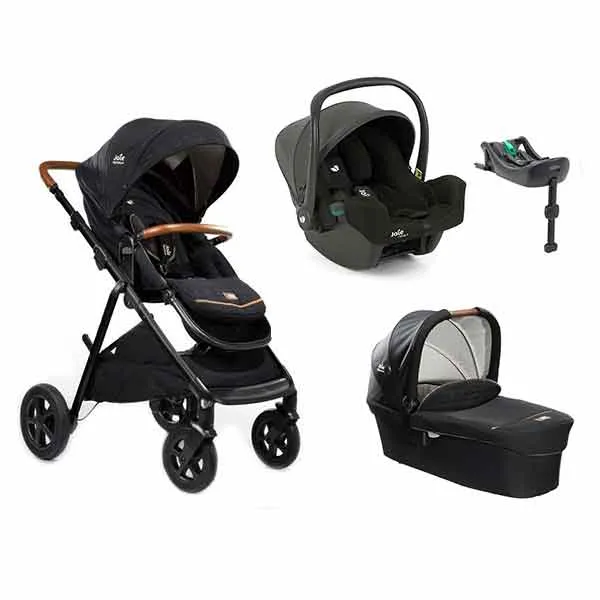 Joie Finiti Flex 2in1 Signature Pram with joie i-snug 2 car seat & Base