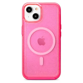 La Hornet - iPhone 15 Plus / iPhone 14 Plus Hot Pink Glitter w/ MagSafe Case