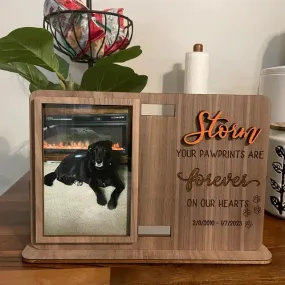 Memorial Pet Collar Frame, Memorial Standing Frame