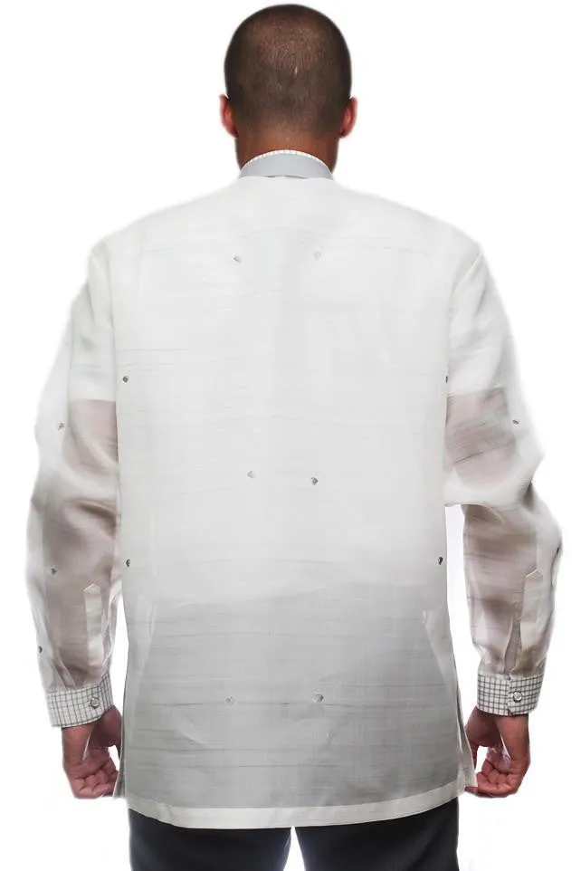 MJ10 - Jusi Pina Barong Tagalog Double-Collar