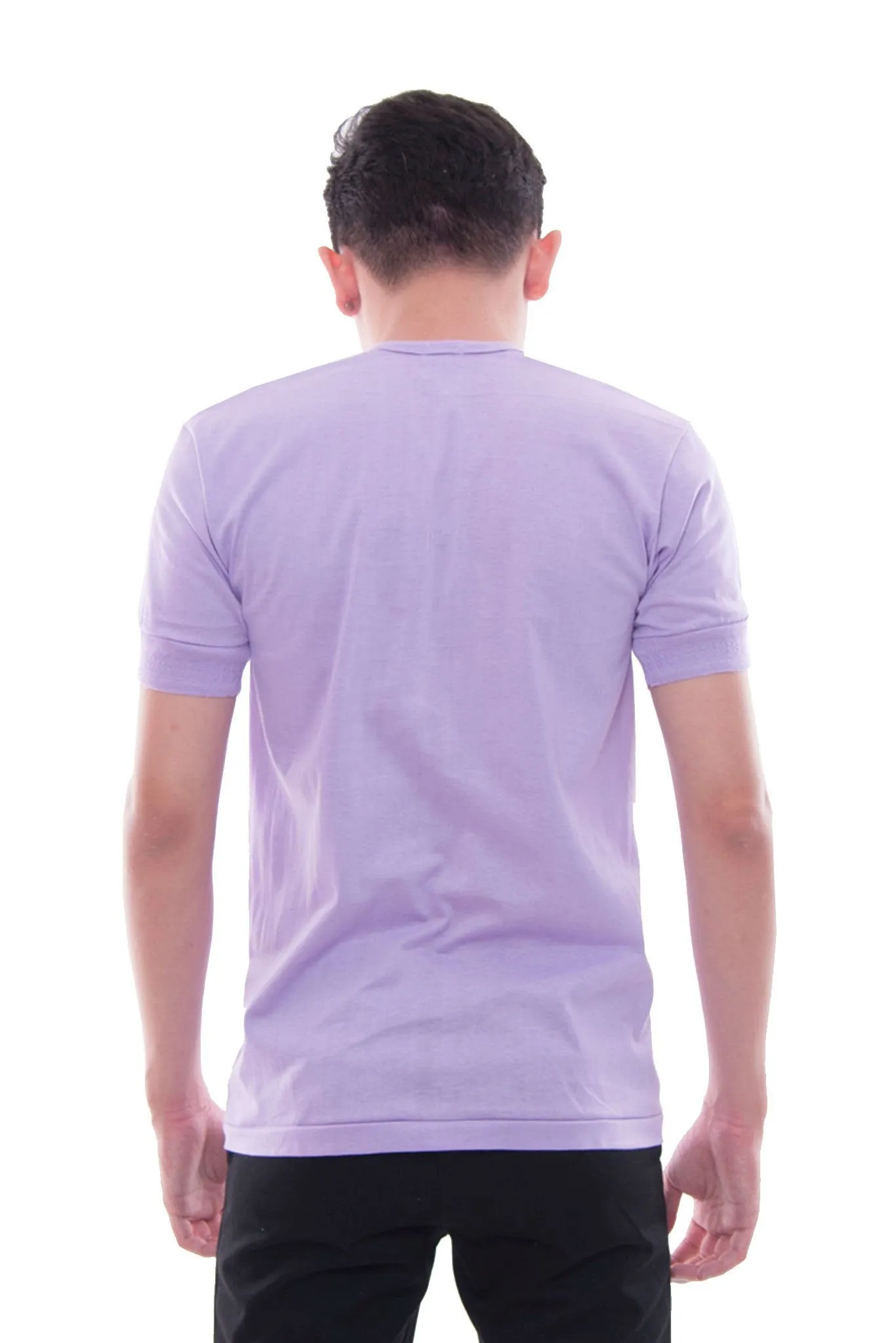 MUS7 - Camisa de Chino - Short-Sleeve - Lavender