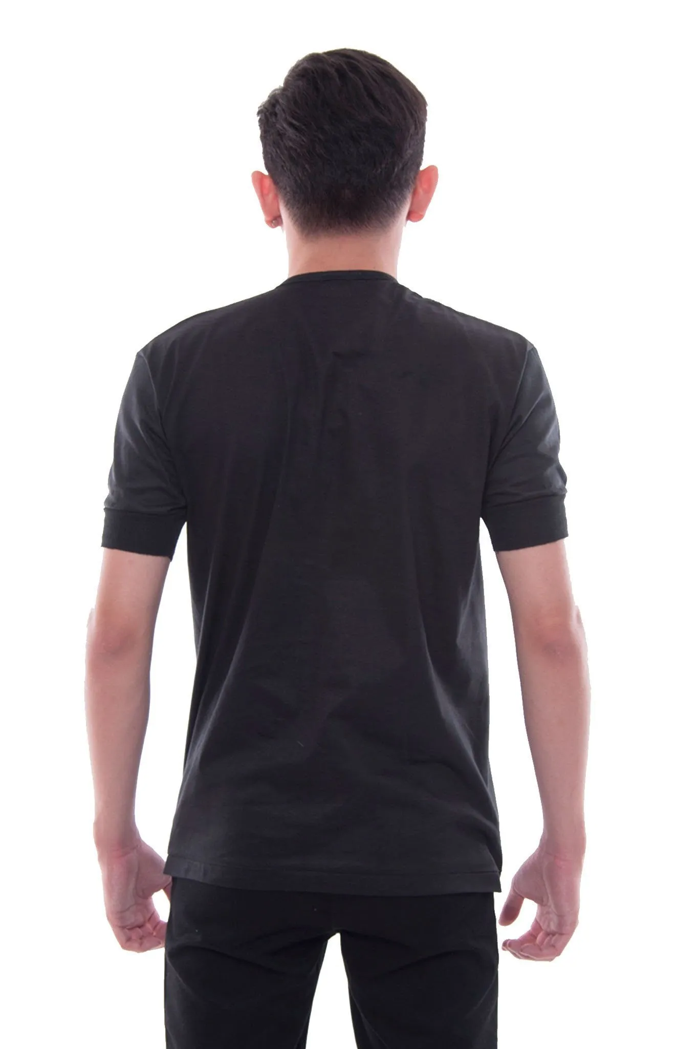 MUS8 - Camisa de Chino - Short-Sleeve - Black