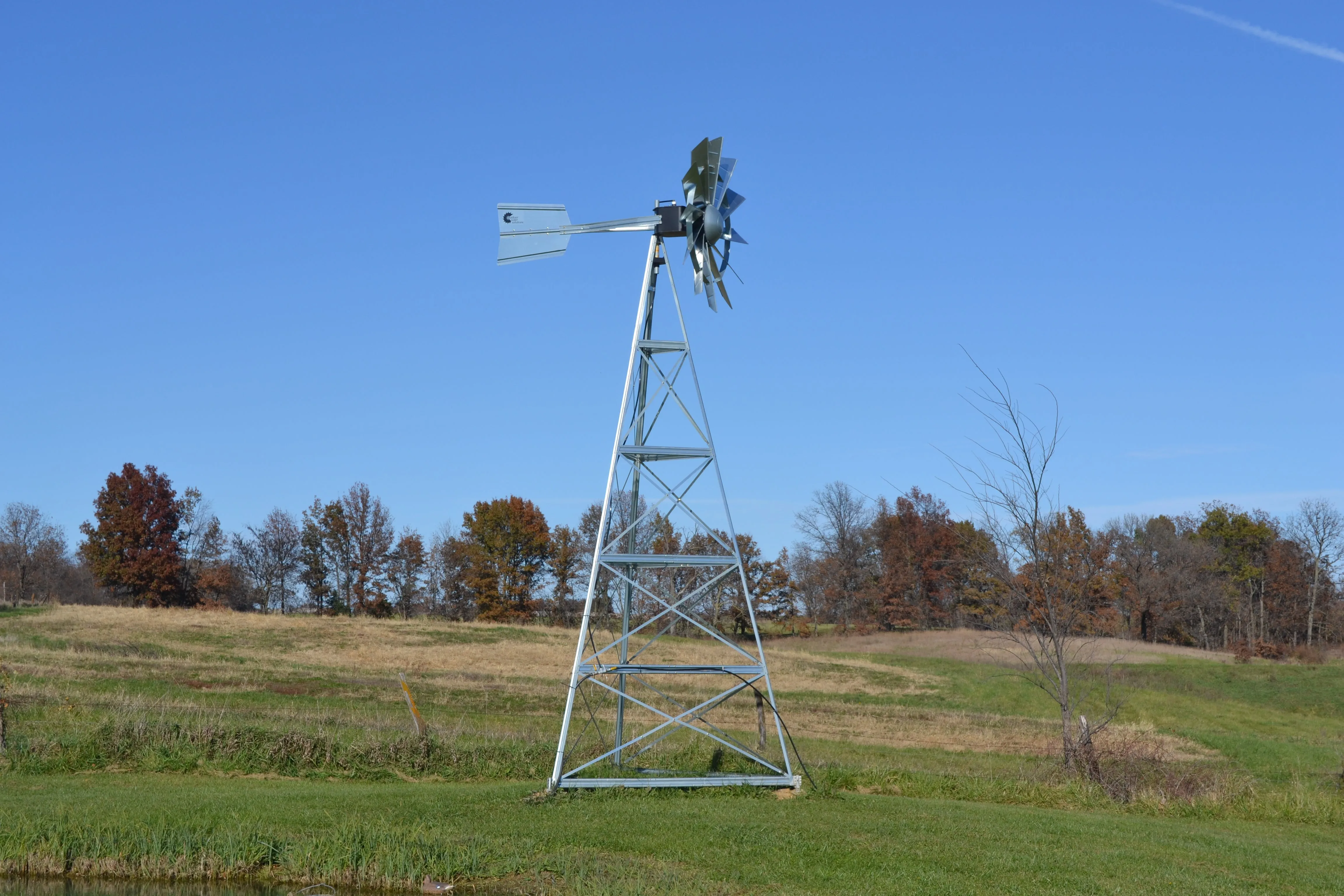 Outdoor Water Solutions 3 Legged Windmill Pond Aerator Kit