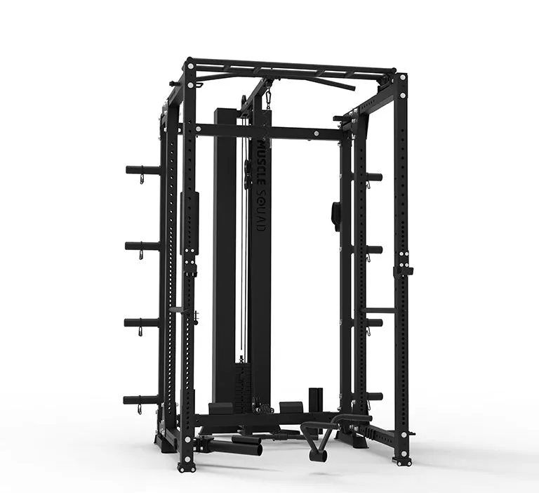 Phase 2 Freestanding Folding Power Rack with Pin-Loaded Pulley