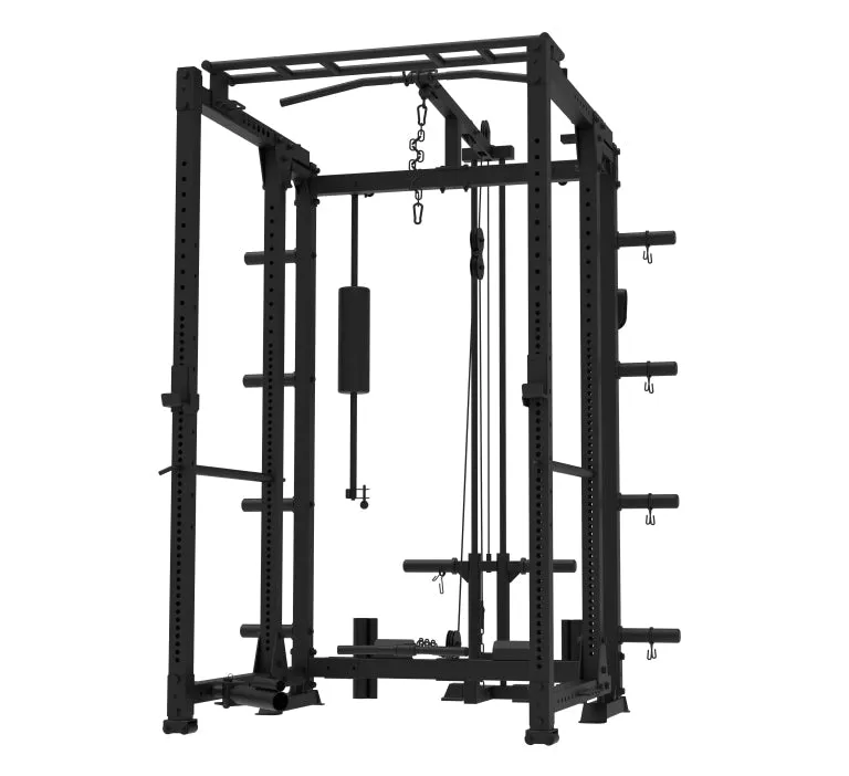 Phase 2 Freestanding Folding Power Rack with Plate-Loaded Pulley