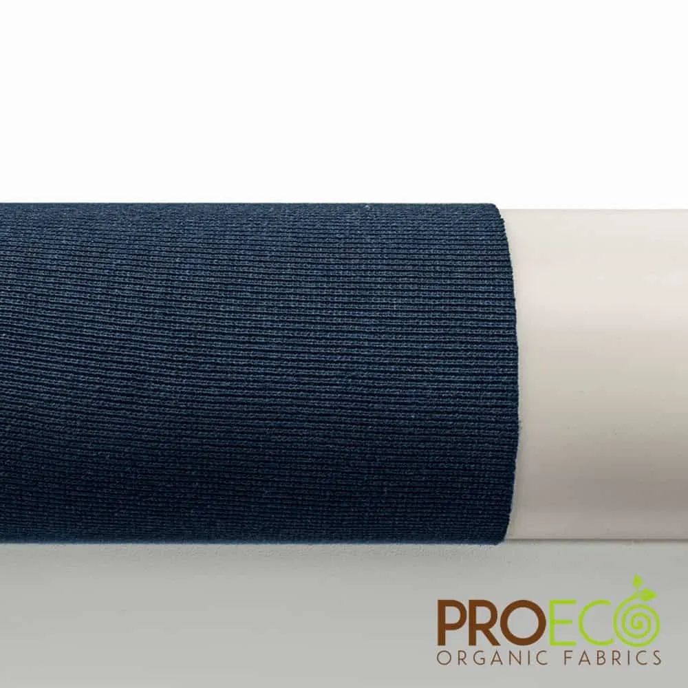 ProECO® Stretch-FIT Heavy Organic Cotton Rib Fabric (W-414)