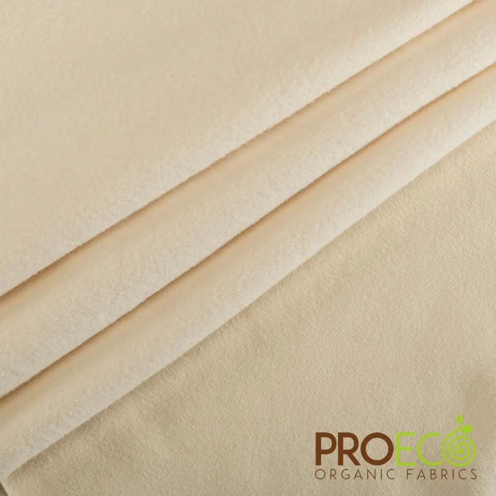 ProECO® Stretch-FIT Organic Cotton Fleece Fabric (W-413)