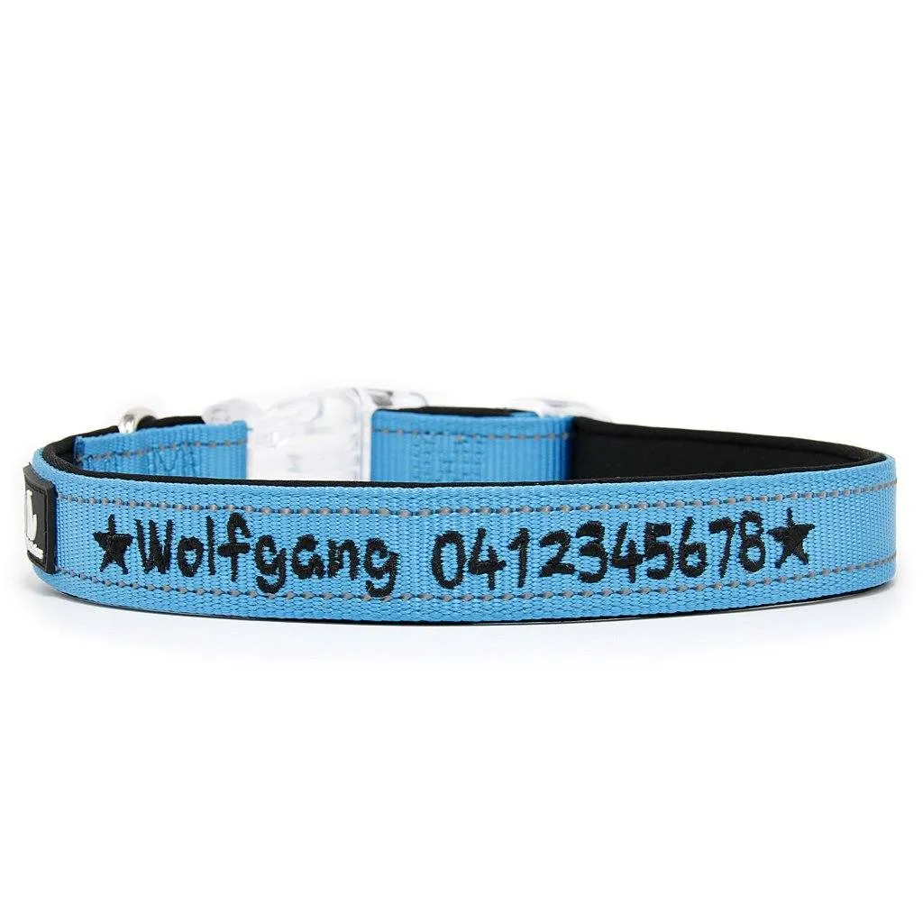 Reflective & Padded - Personalised Dog Collar NEW