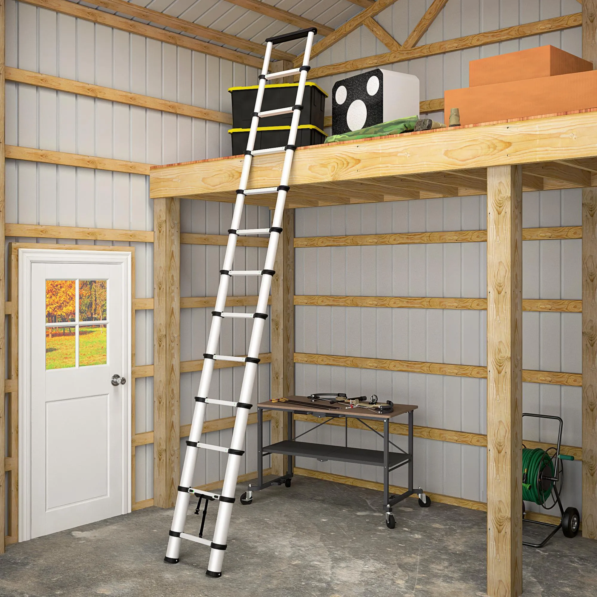 SmartClose 12 Ft. Telescopic Ladder