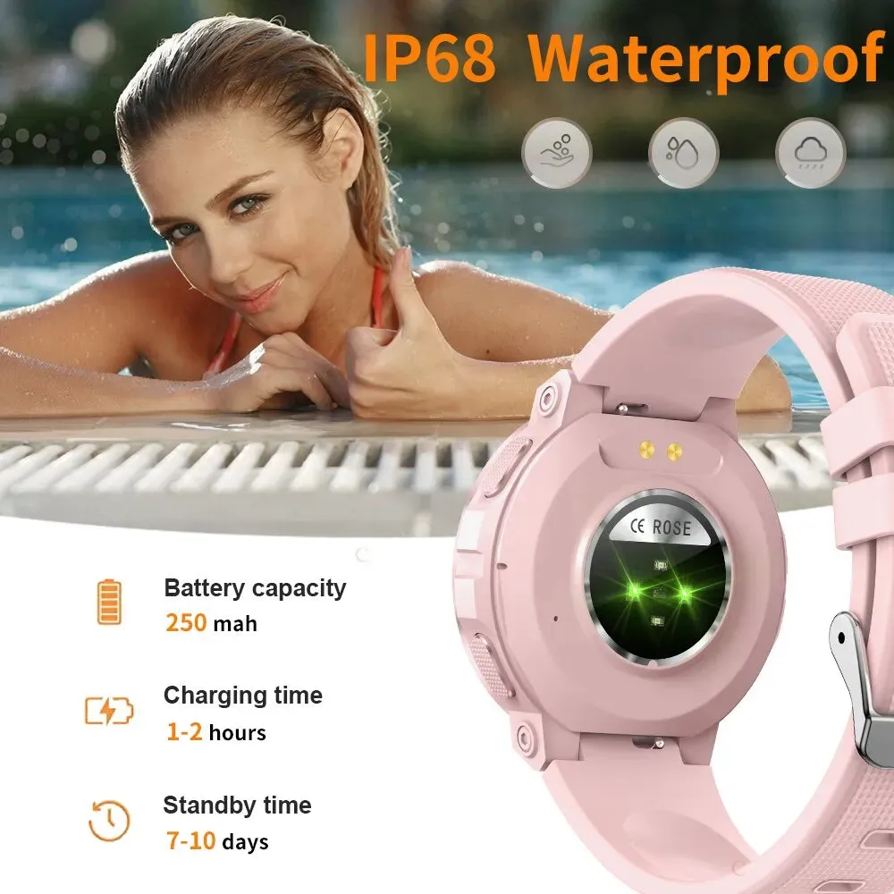 Sport Smart Watch Women Bluetooth Call Smartwatch IP68 Waterproof Fitness Tracker Heart Rate for Xiaomi IOS Android