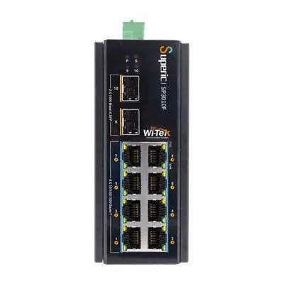 Superic Industrial PoE Switch, 8 Port   2 SFP