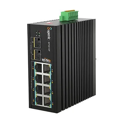 Superic Industrial PoE Switch, 8 Port   2 SFP