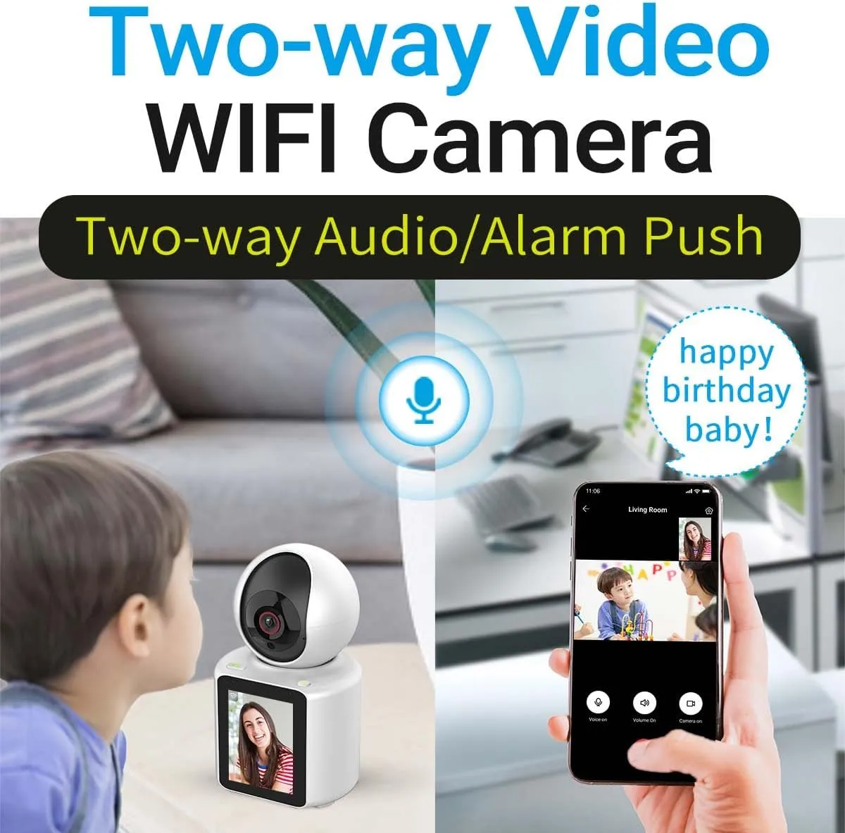 The ChatCam - Two Way Video Calling Surveillance Device