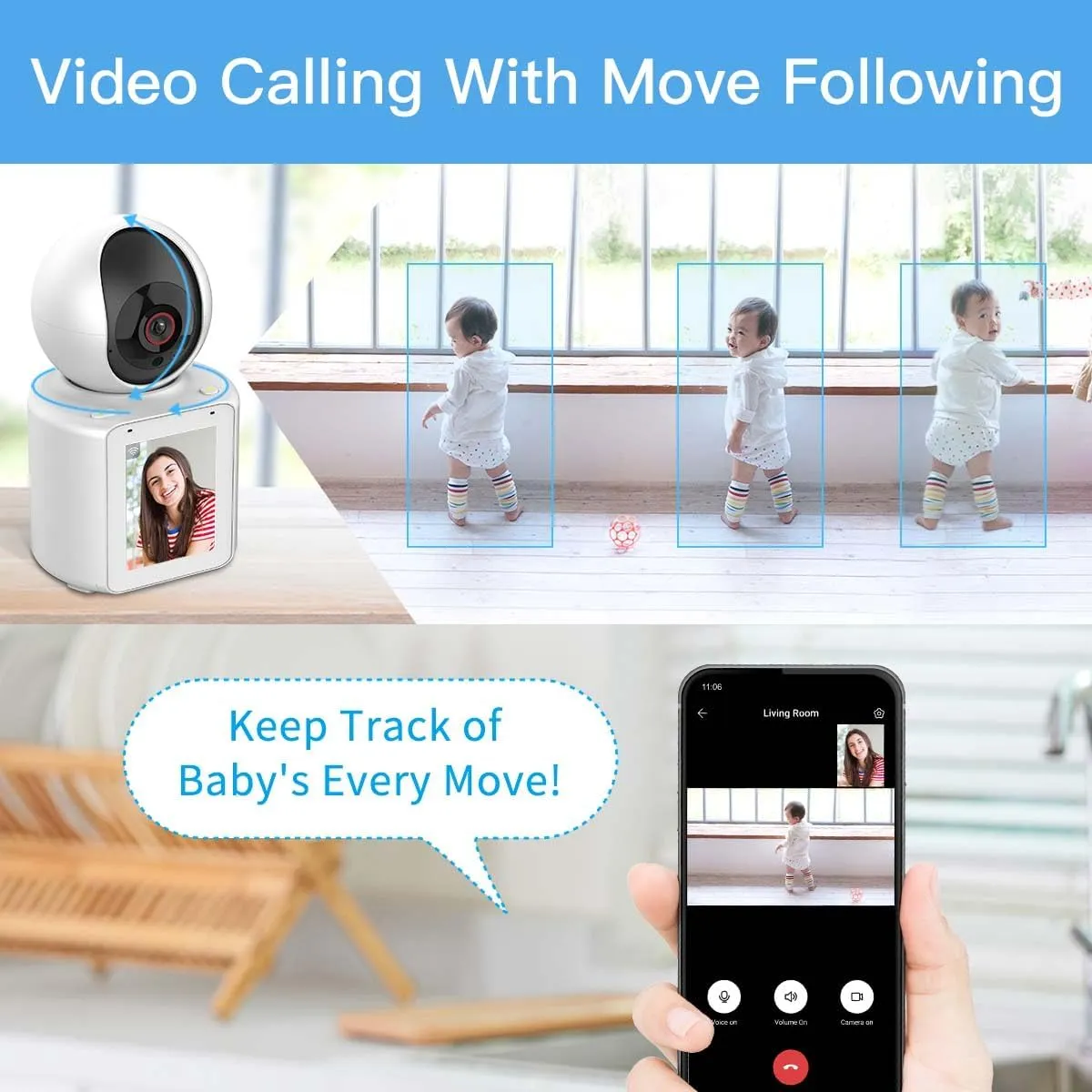 The ChatCam - Two Way Video Calling Surveillance Device