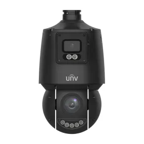 UNIVIEW IPC94144SFW-X25-F40C-BK: 4MP x25 LightHunter Dual-Lens PTZ Camera in Black