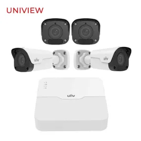 Uniview / UNV / Bundle: Network Video Recorder and 4 IP Cameras / 4 PoE / 4 Channel / 4 MP / Bullet / UNV-04KIT2124