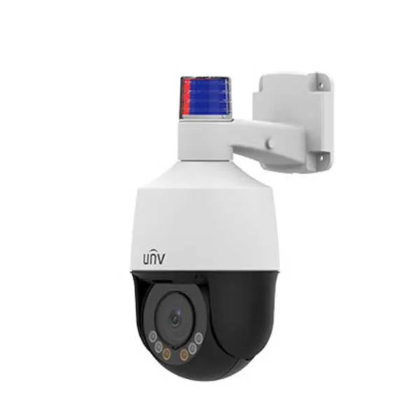 Uniview / UNV / IP / 5MP / Mini PTZ Camera / Motorized Varifocal / 2.8-12mm Lens / Outdoor / WDR / IP66 / 50m Smart IR / LightHunter / Active Deterrence / Built-in Microphone & Speaker / 3 Year Warranty / UNV-675LFW-AX4DUPKC-VG