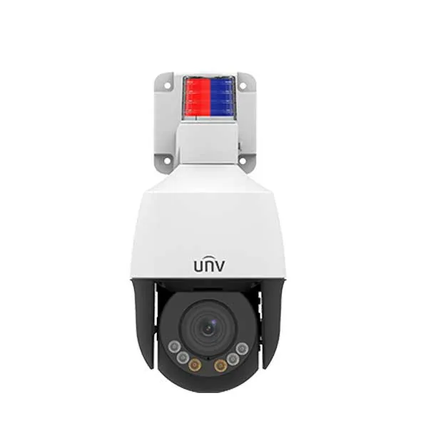 Uniview / UNV / IP / 5MP / Mini PTZ Camera / Motorized Varifocal / 2.8-12mm Lens / Outdoor / WDR / IP66 / 50m Smart IR / LightHunter / Active Deterrence / Built-in Microphone & Speaker / 3 Year Warranty / UNV-675LFW-AX4DUPKC-VG